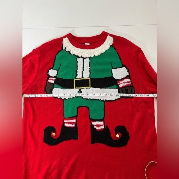 H&M Womens Ladies Knitted Christmas Xmas Oversized Baggy Jumper Size M - Picture 4 of 11